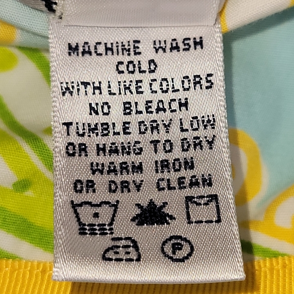 Lilly Pulitzer A-Line Skirt Paisley Sunflower, Size 6 - Picture 4 of 7